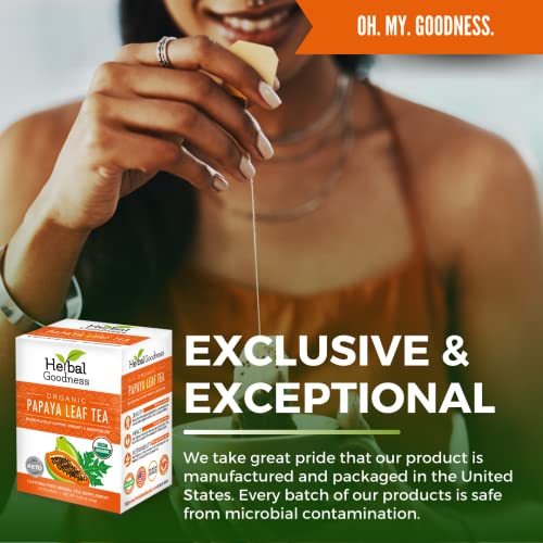 Organic Papaya Leaf Extract Tea for Immune Health