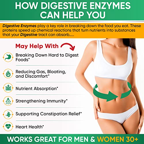 Organic Digestive Enzymes with Prebiotics & Probiotics