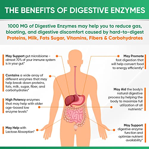 Organic Digestive Enzymes with Prebiotics & Probiotics