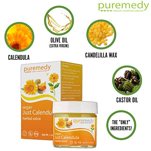 Calendula Herbal Salve for Dry Skin Relief