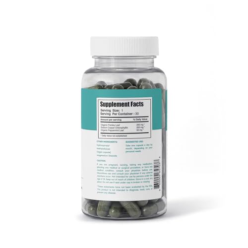 Chlorophyll Capsules for Detox and Skin Support