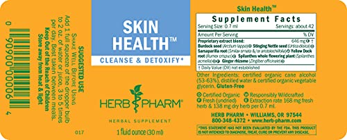 Herb Pharm Liquid Herbal Formula for Skin Health