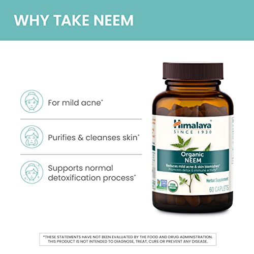 Himalaya Organic Neem Acne Purifying Skin Supplement