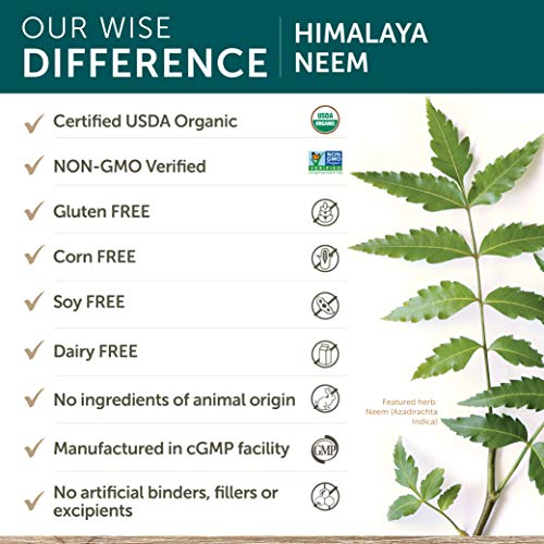 Himalaya Organic Neem Acne Purifying Skin Supplement