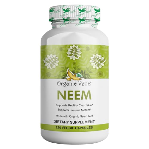 Organic Neem Capsules - 1000mg Herbal Supplement