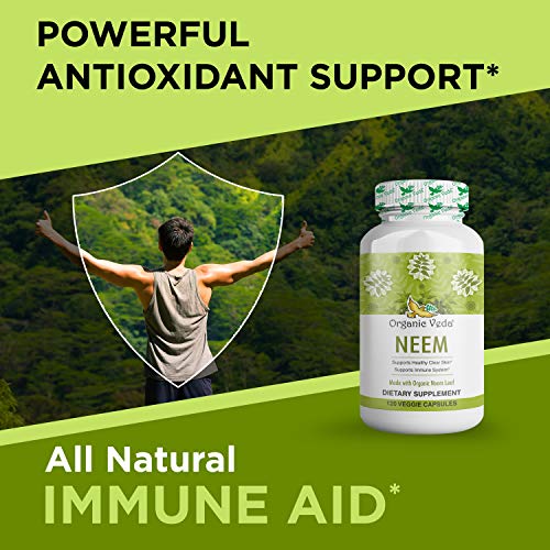 Organic Neem Capsules - 1000mg Herbal Supplement