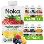 Noka Superfood Fruit Smoothie Pouch Variety Pack