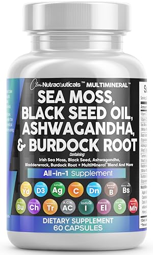 Sea Moss, Black Seed, Ashwagandha & Herbal Blend