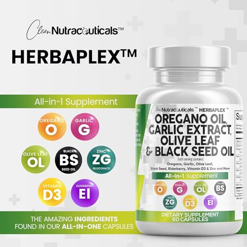Oregano Oil & Garlic Extract for Immune Health
