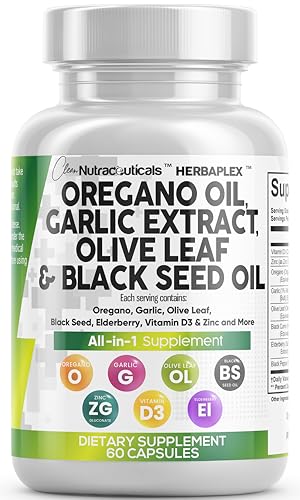 Oregano Oil & Garlic Extract for Immune Health