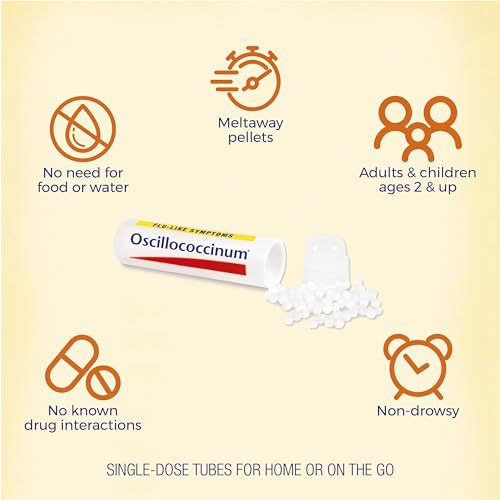 Boiron Oscillococcinum for Flu Symptom Relief - 30 Count