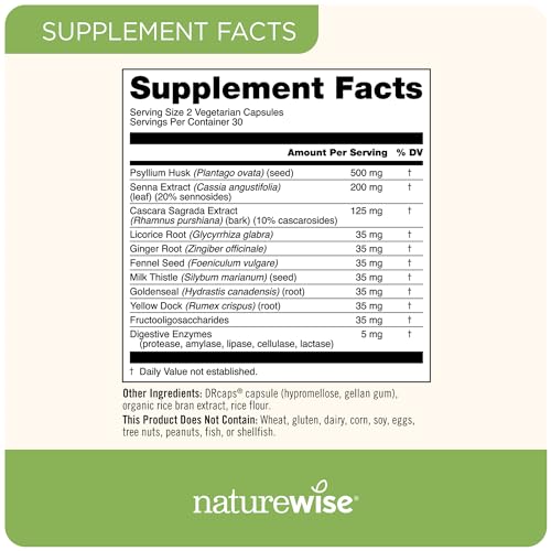 NatureWise Colon Care Fiber Cleanse & Detox