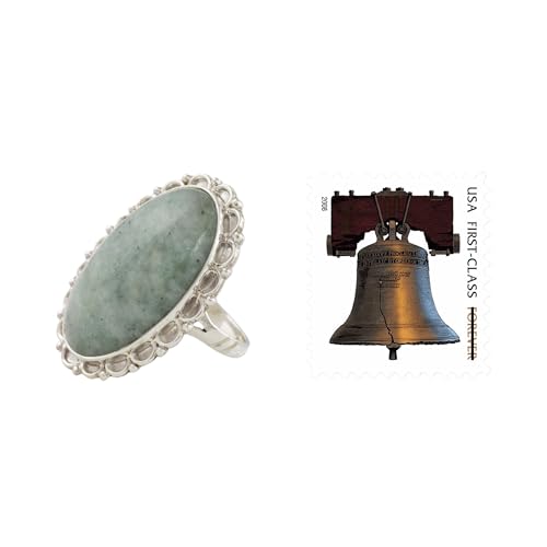 Handmade Guatemalan Jade Cocktail Ring - Pale Dahlia