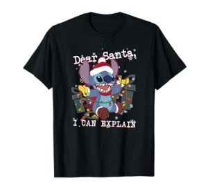 Lilo & Stitch Dear Santa Short Sleeve T-Shirt