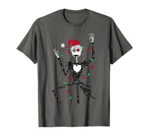 Jack Skellington String Lights T-Shirt