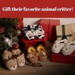 Festive Family Holiday Slippers with Reindeer Design
