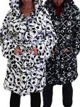 Jack Skellington Hooded Fleece Robe for Adults