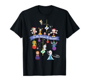 Disney 100 Holiday Sparkle T-Shirt for Christmas