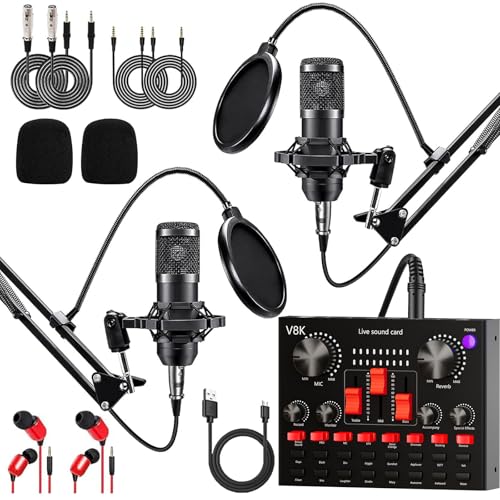 Podcast Equipment Bundle: BM800 Mic & Mixer