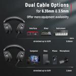 FIFINE Over-Ear Headphones for Podcast Monitoring