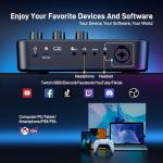 MAONO Gaming Audio Mixer with Bluetooth and RGB