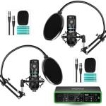 Movo PodKit2A Dual Condenser Microphone Bundle