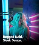 Movo 2-Pack CastMic Dynamic XLR Podcast Microphone Bundle with Mic Boom Arm for PC, Gaming, Streaming, YouTube, and Musicians - Cardioid Podcast Mic for Content Creators