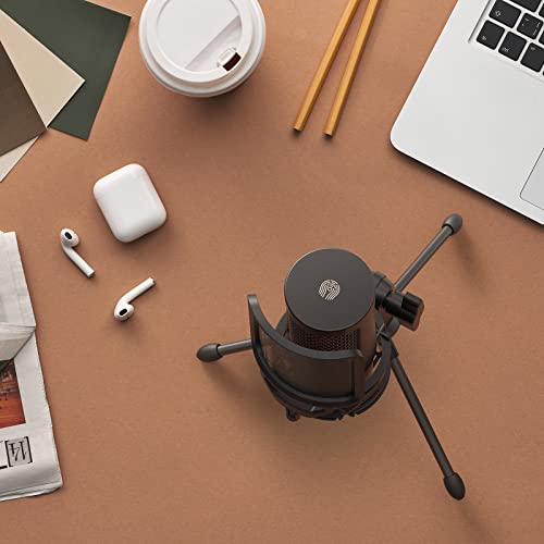 CMTECK USB Podcast Microphone with Pop Filter