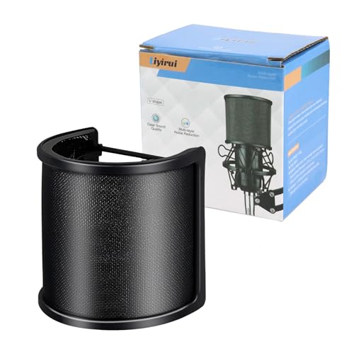 Liyirui U-Shaped Mic Pop Filter for Podcasters