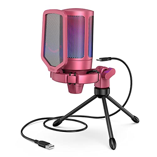 FIFINE RGB USB Gaming & Podcast Microphone
