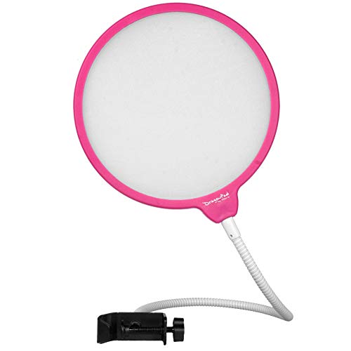 Dragonpad 6" Pink/White Microphone Pop Filter