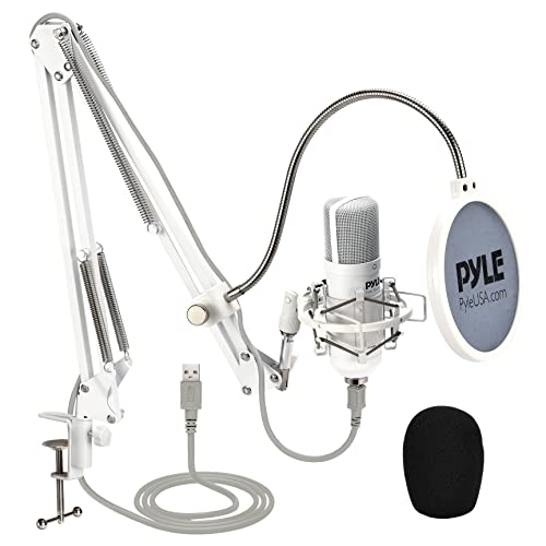 Pyle USB Condenser Microphone Streaming Kit