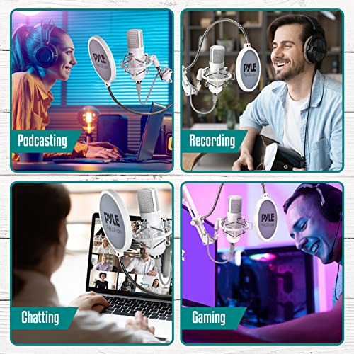 Pyle USB Condenser Microphone Streaming Kit