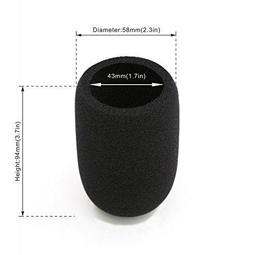 YOUSHARES Pop Filter Set for Audio-Technica Microphones