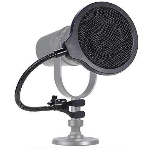 MV7 Microphone Pop Filter with Flexible Gooseneck Clip