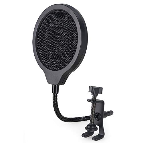 MV7 Microphone Pop Filter with Flexible Gooseneck Clip