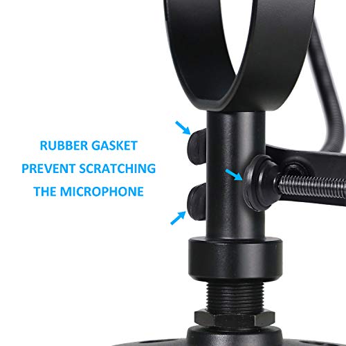 MV7 Microphone Pop Filter with Flexible Gooseneck Clip