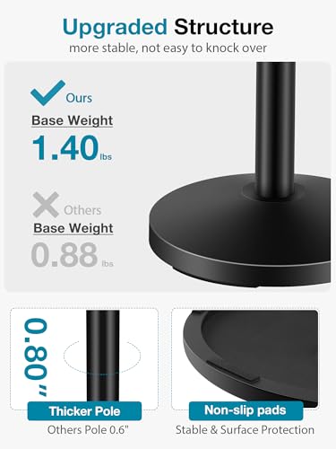 Adjustable Desktop Microphone Stand with Clip