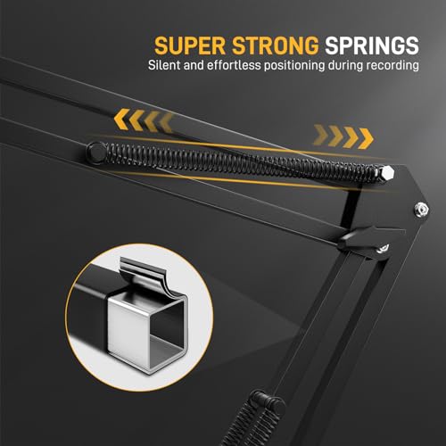 Adjustable Metal Microphone Boom Arm for Podcasts