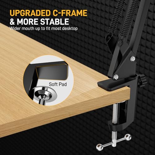 Adjustable Metal Microphone Boom Arm for Podcasts