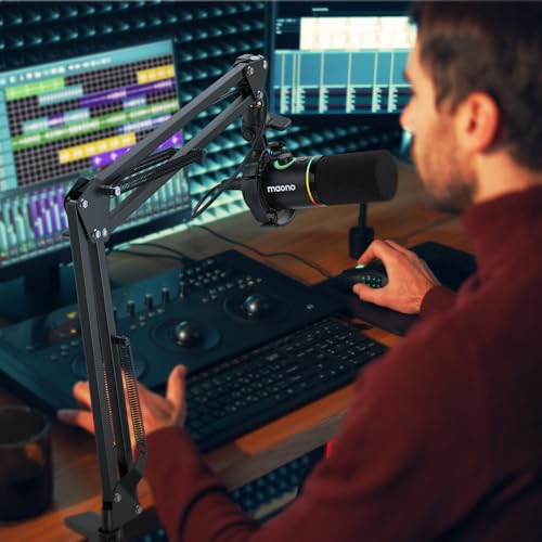 Adjustable Metal Microphone Boom Arm for Podcasts