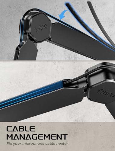 FIFINE Adjustable Mic Boom Arm for Podcasting
