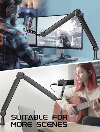 FIFINE Adjustable Mic Boom Arm for Podcasting