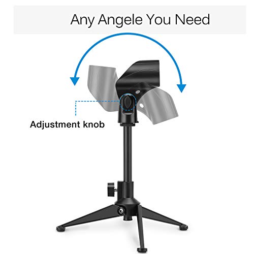 Adjustable Tripod Microphone Stand for Desktop Use