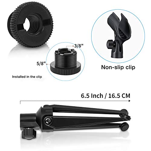 Adjustable Tripod Microphone Stand for Desktop Use