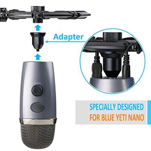 YOUSHARES Blue Yeti Nano Shock Mount for Microphones