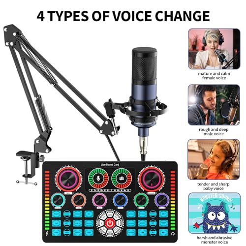 All-in-One Podcast Equipment Bundle with XLR Microphones