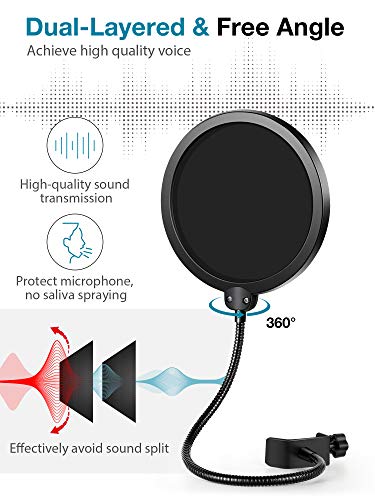 InnoGear Microphone Boom Arm with Accessories
