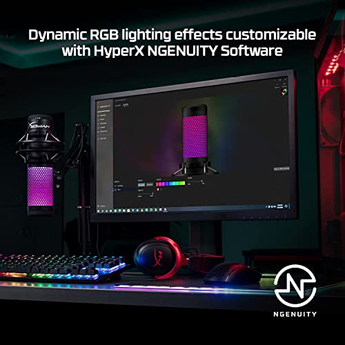 HyperX QuadCast S RGB USB Microphone for Podcasting