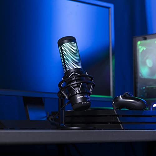 HyperX QuadCast S RGB USB Microphone for Podcasting